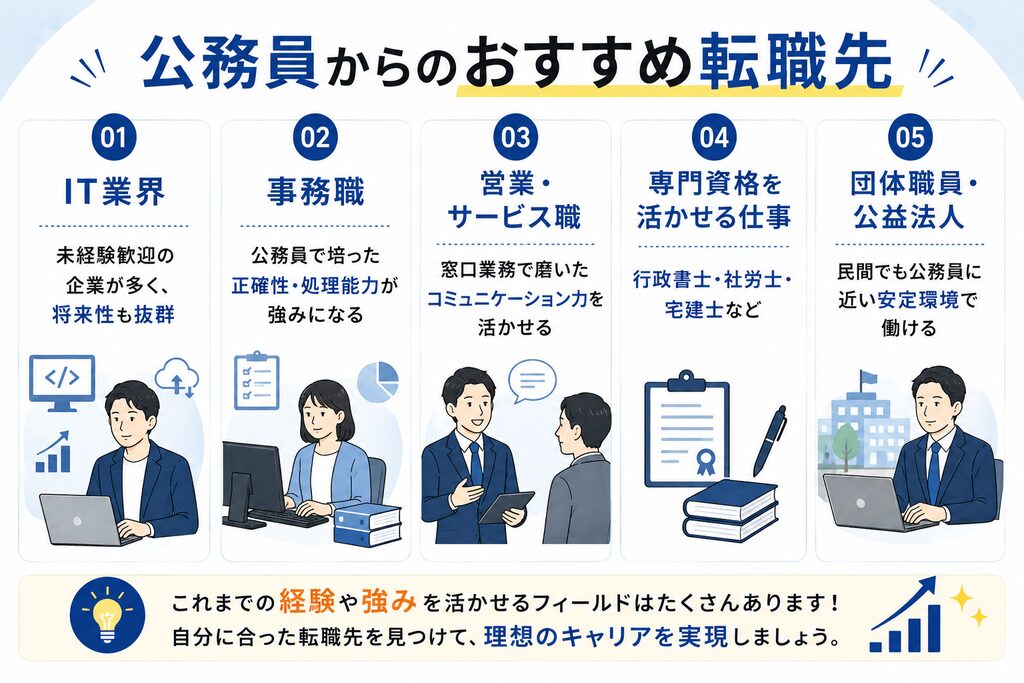 公務員からのおすすめ転職先